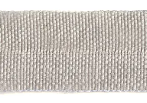 1 1/8" Natural Fold-Over Cotton Trim (Made in Italy)