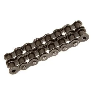 #100H -2, Heavy Duty Double Strand Roller Chain Riveted 10FT Reel 100-2H