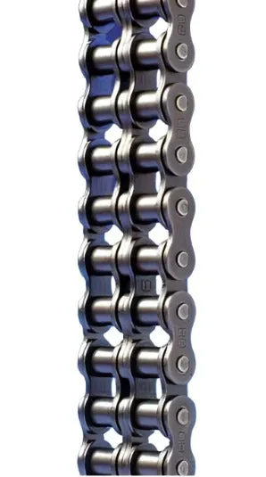 #120 -2R, Double Strand Roller Chain Riveted 10FT Reel with connecting link