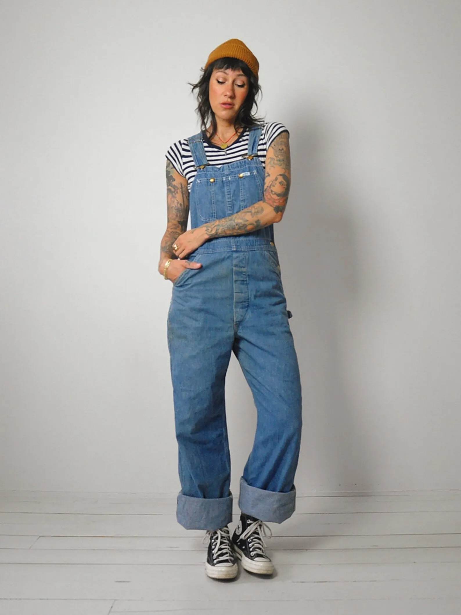 1970's Soft & Faded Lee Overalls