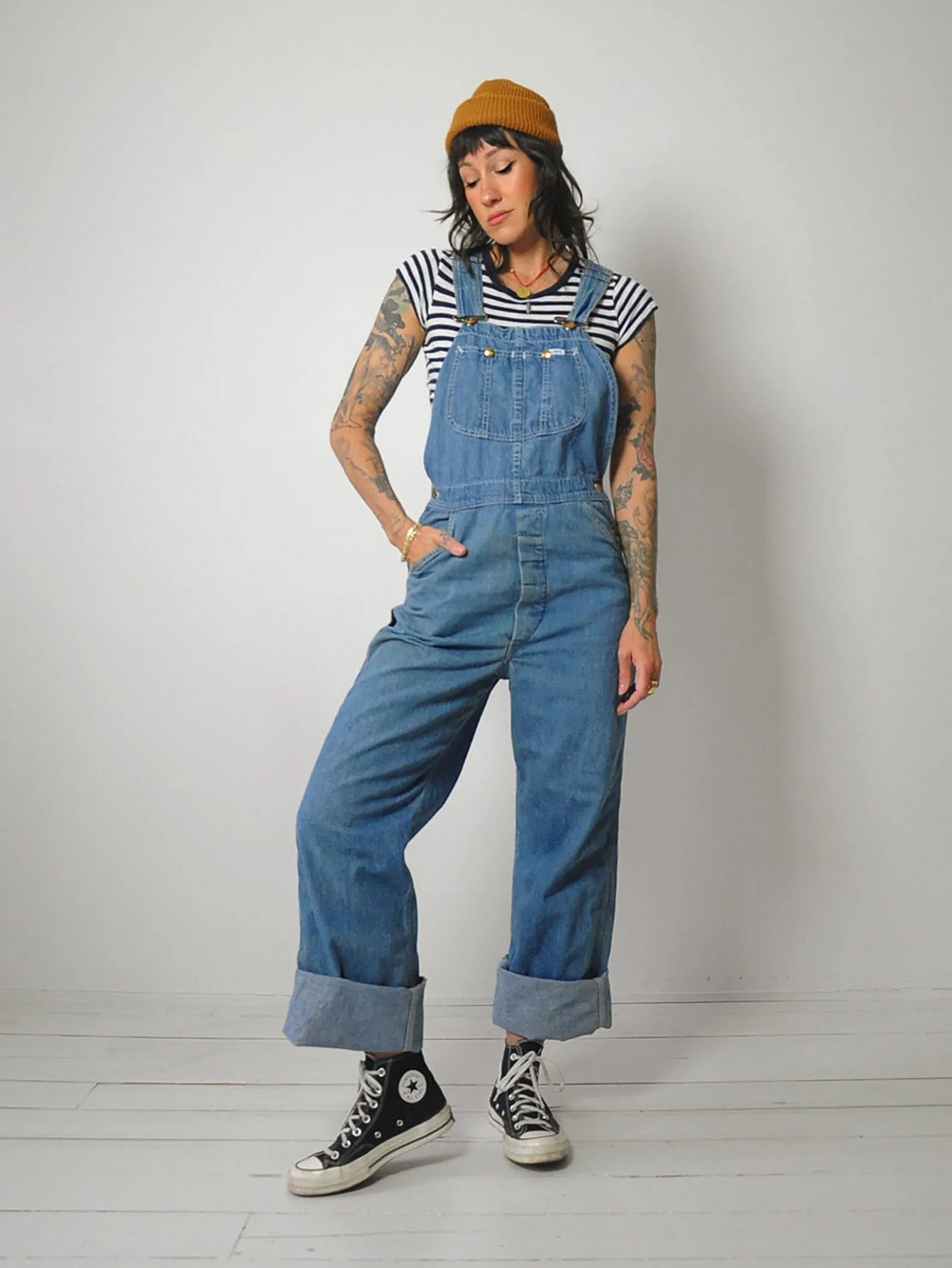 1970's Soft & Faded Lee Overalls