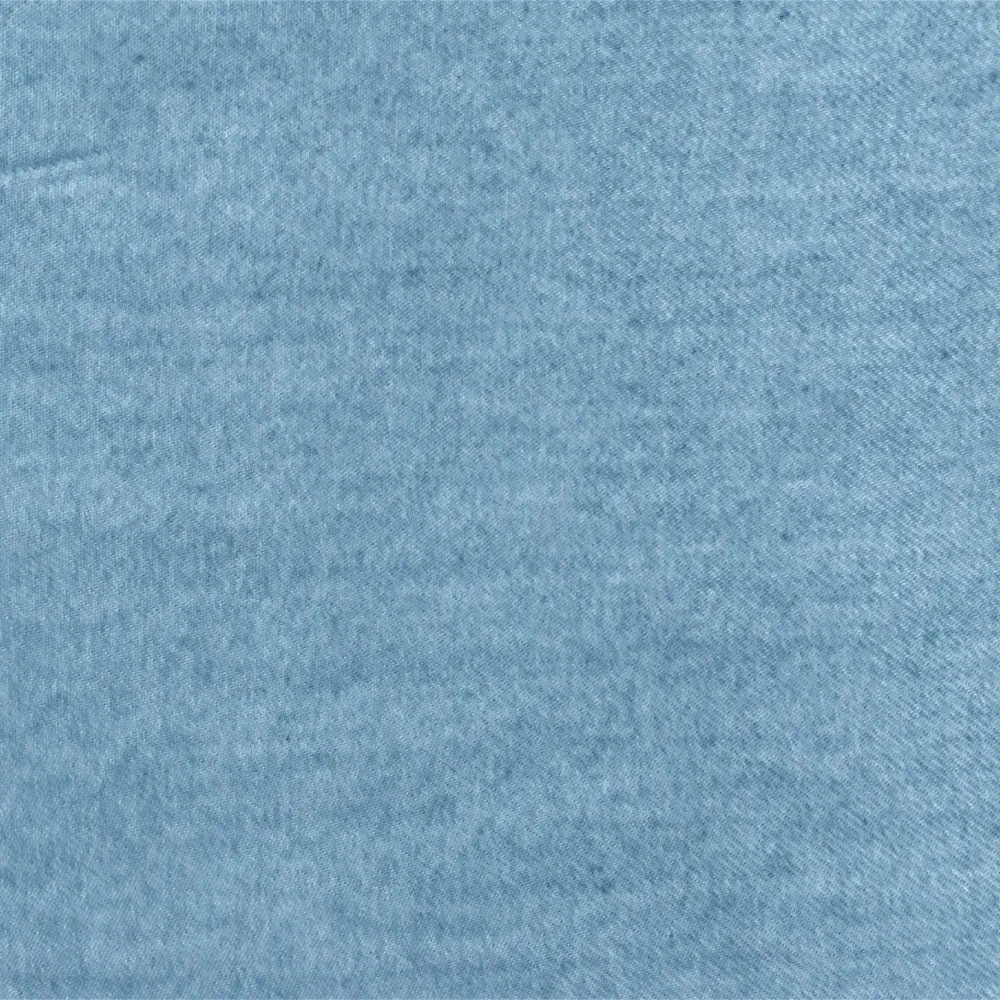 2 1/2 YD PC-Faded Blue Famous Designer Rayon Twill Washed Woven Fabric