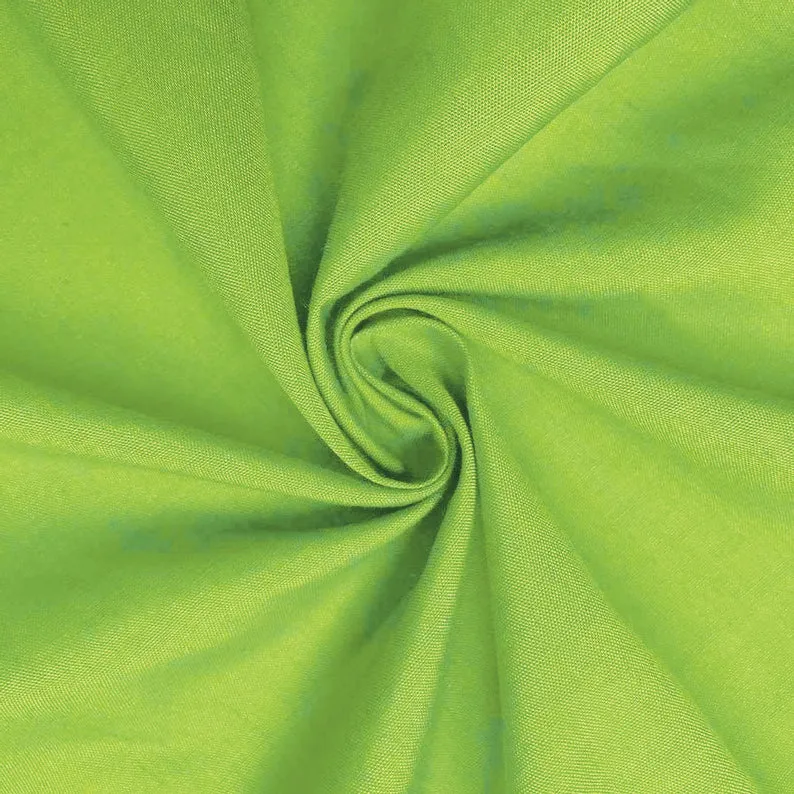 2 1/2 YD PC-Lime Green Premium Cotton Quilting Solids Fabric