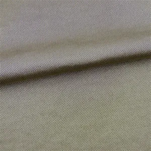 2 1/2 YD PC-Metallic Beige Satin Tricot Fabric