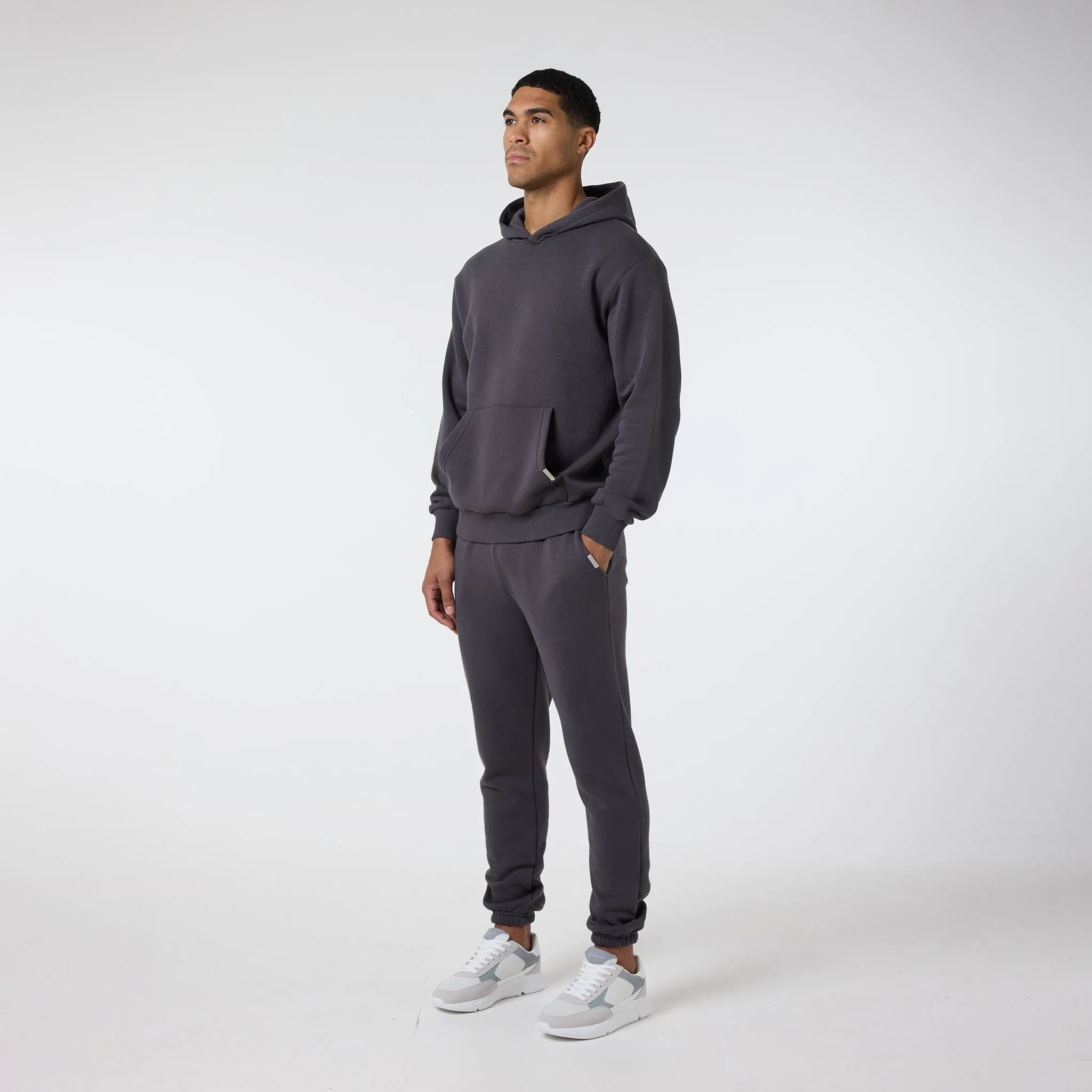 2-Pack Relaxed Fit Hoodies | Black / Dark Grey