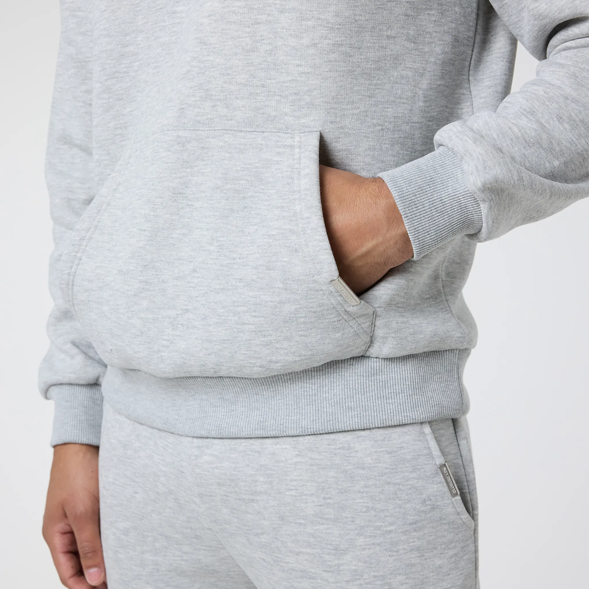 2-Pack Relaxed Fit Hoodies | Graphite / Grey Marl