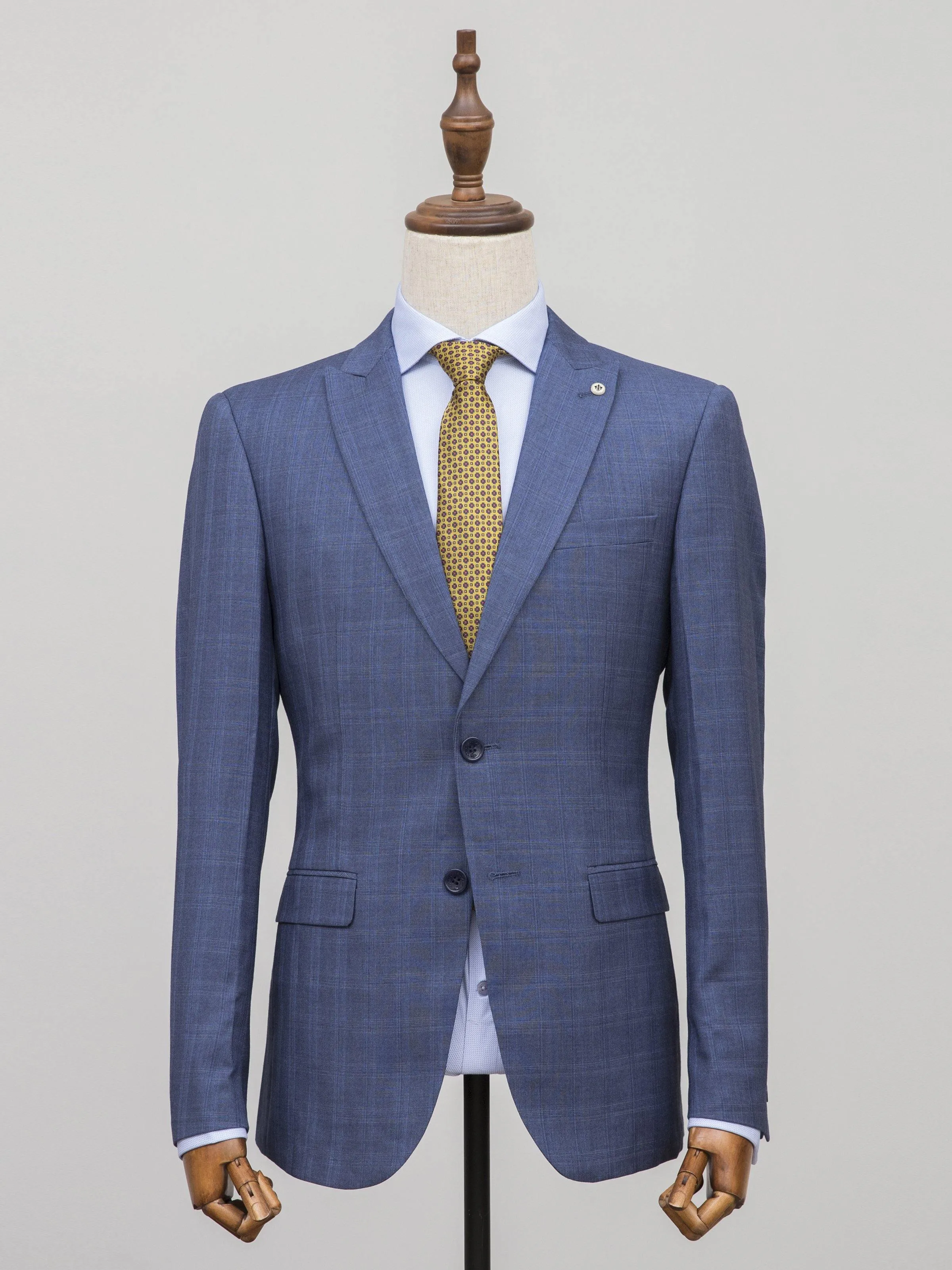 2 PIECE SUIT SLIM FIT BLUE GREY