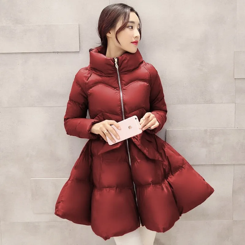 2022 New Fashion winter coat women warm outwear Padded cotton Jacket coat Womens Clothing High Quality parkas manteau femme R853