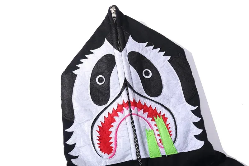 2023 new design ape shark hoodies Fashion Brand Cotton Warm Camouflage Custom Oversized Wholesale Sweatshirt With Zipper hoodies