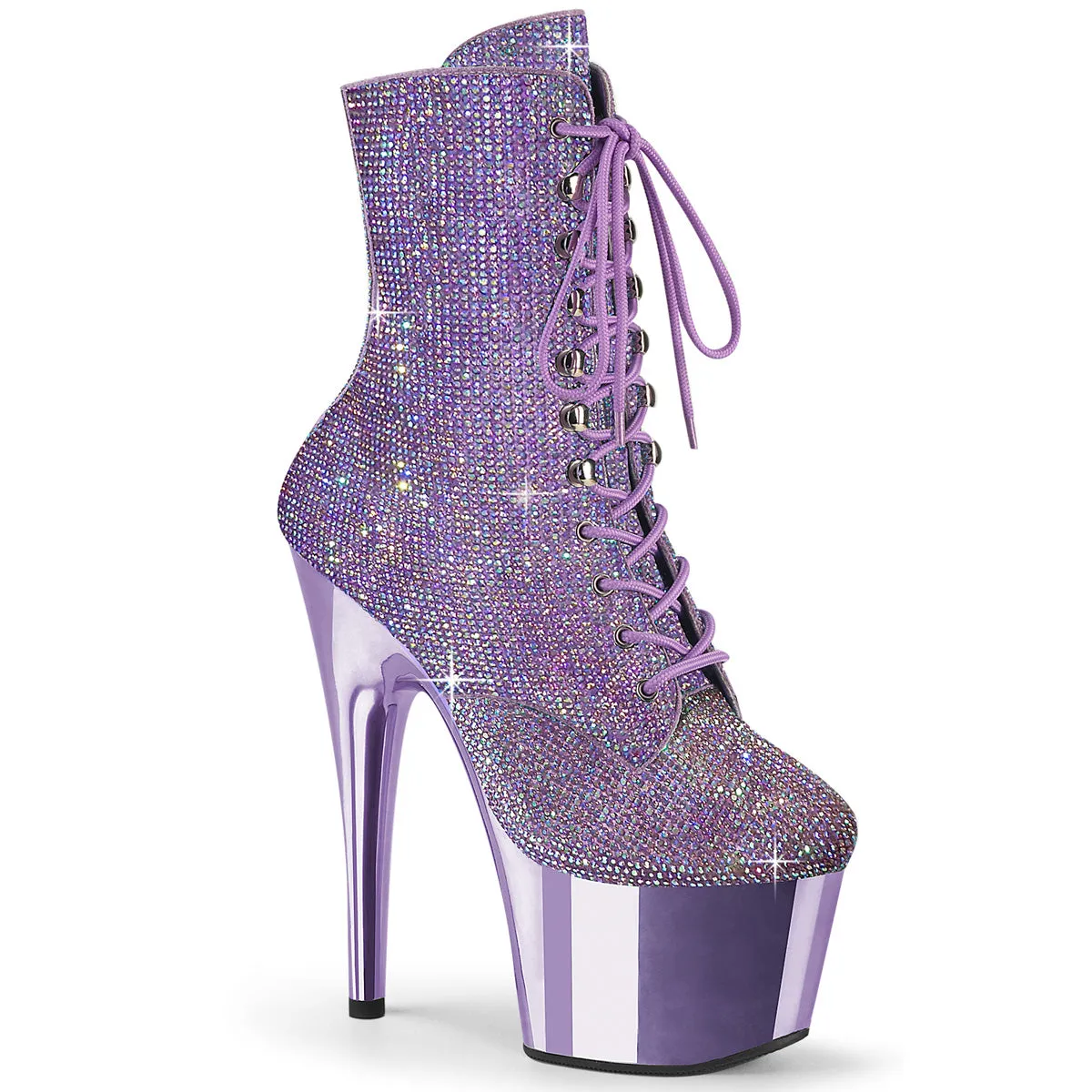 ADORE-1020CHRS Pleaser Shoes Lavender Stripper Shoes