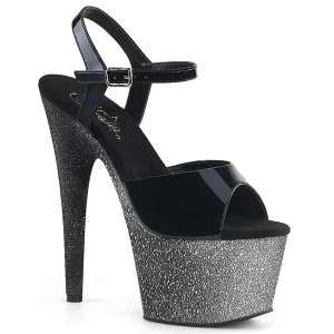 ADORE-709OMBRE Glittery Platform Stripper Shoe