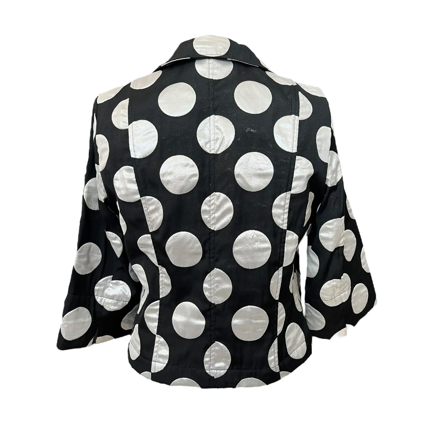 Airfield Black and Silver Dot Jacket