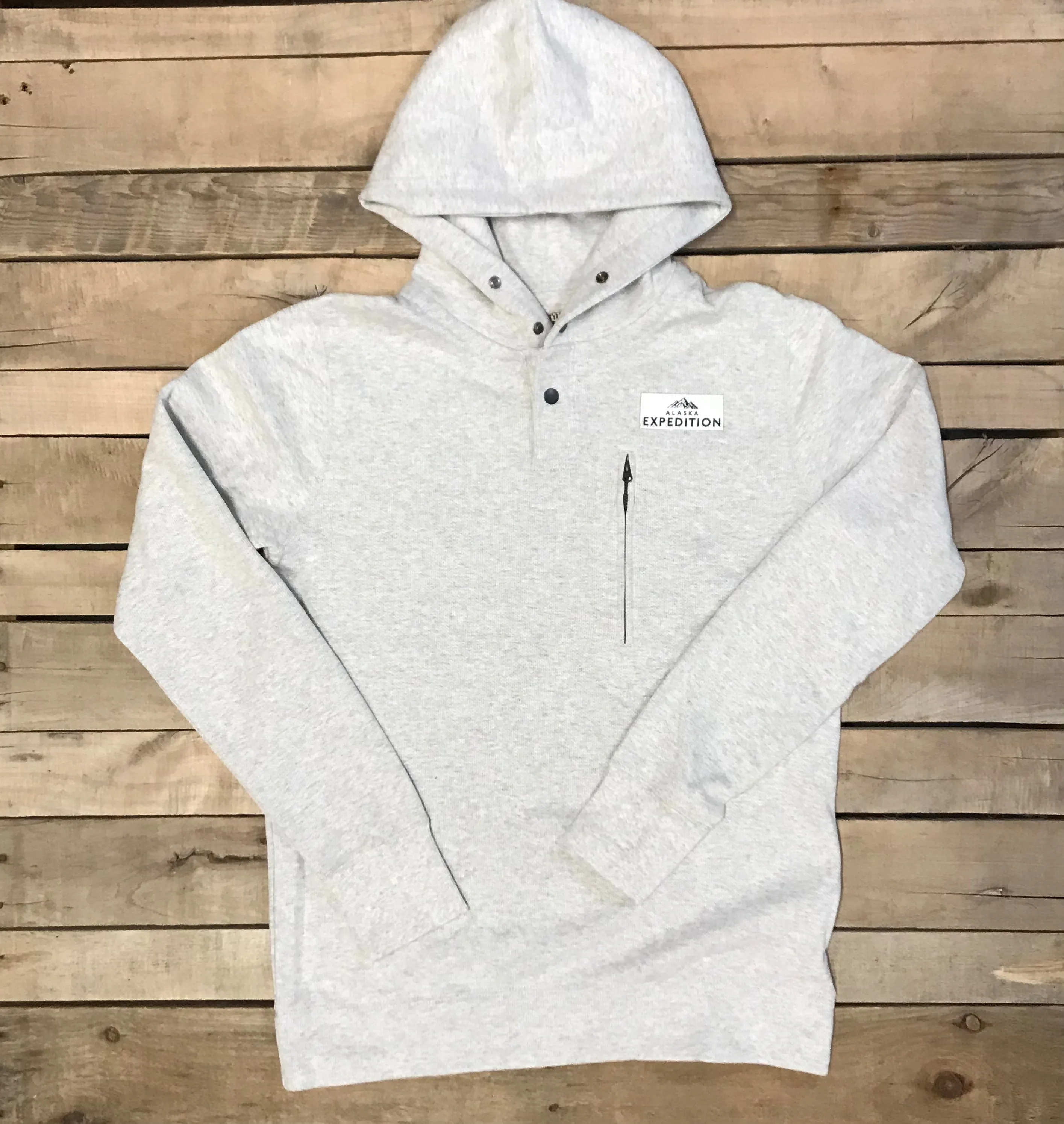 Alaska Expedition Henley Snap Hoodie