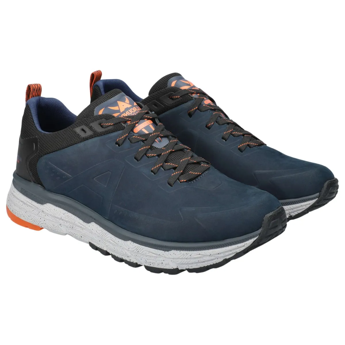 AllRounder Men's Alando-Tex Blue/Black Nubuck Waterproof