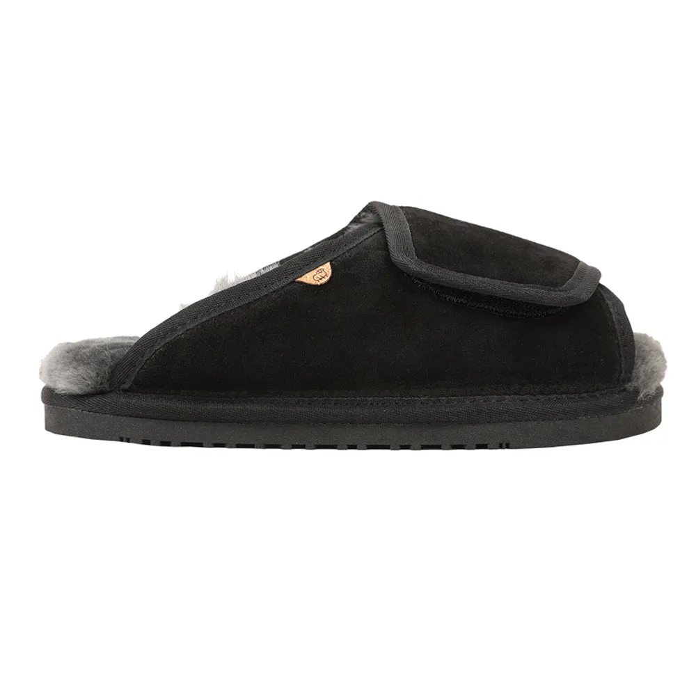 APMA Open Toe Wide Slide Slippers