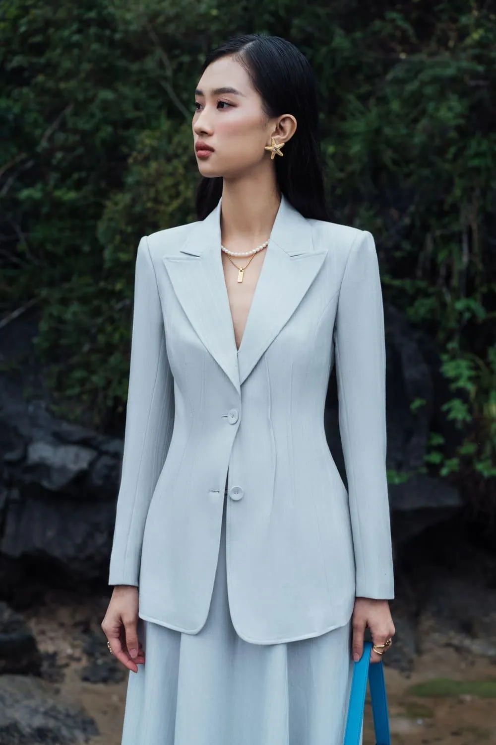 Audrey Fitted Waist Blazer