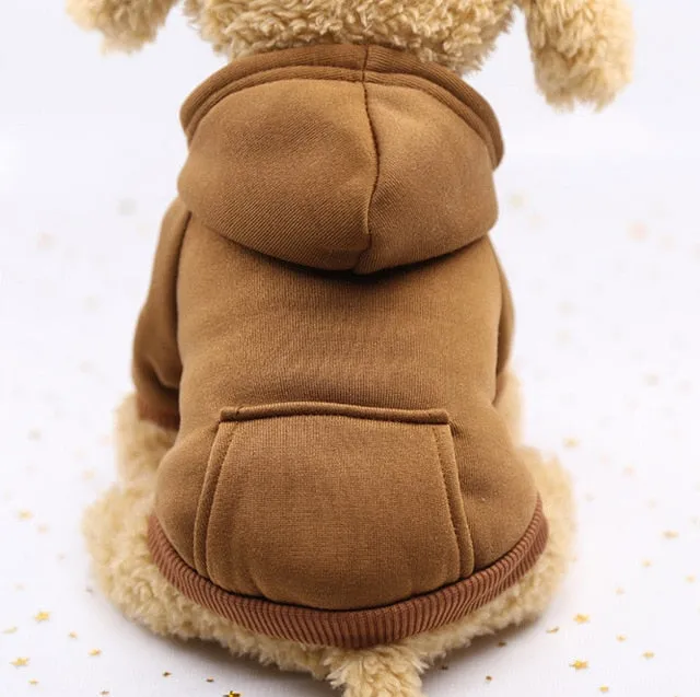 Autumn Basic Plain Dog Hoodies