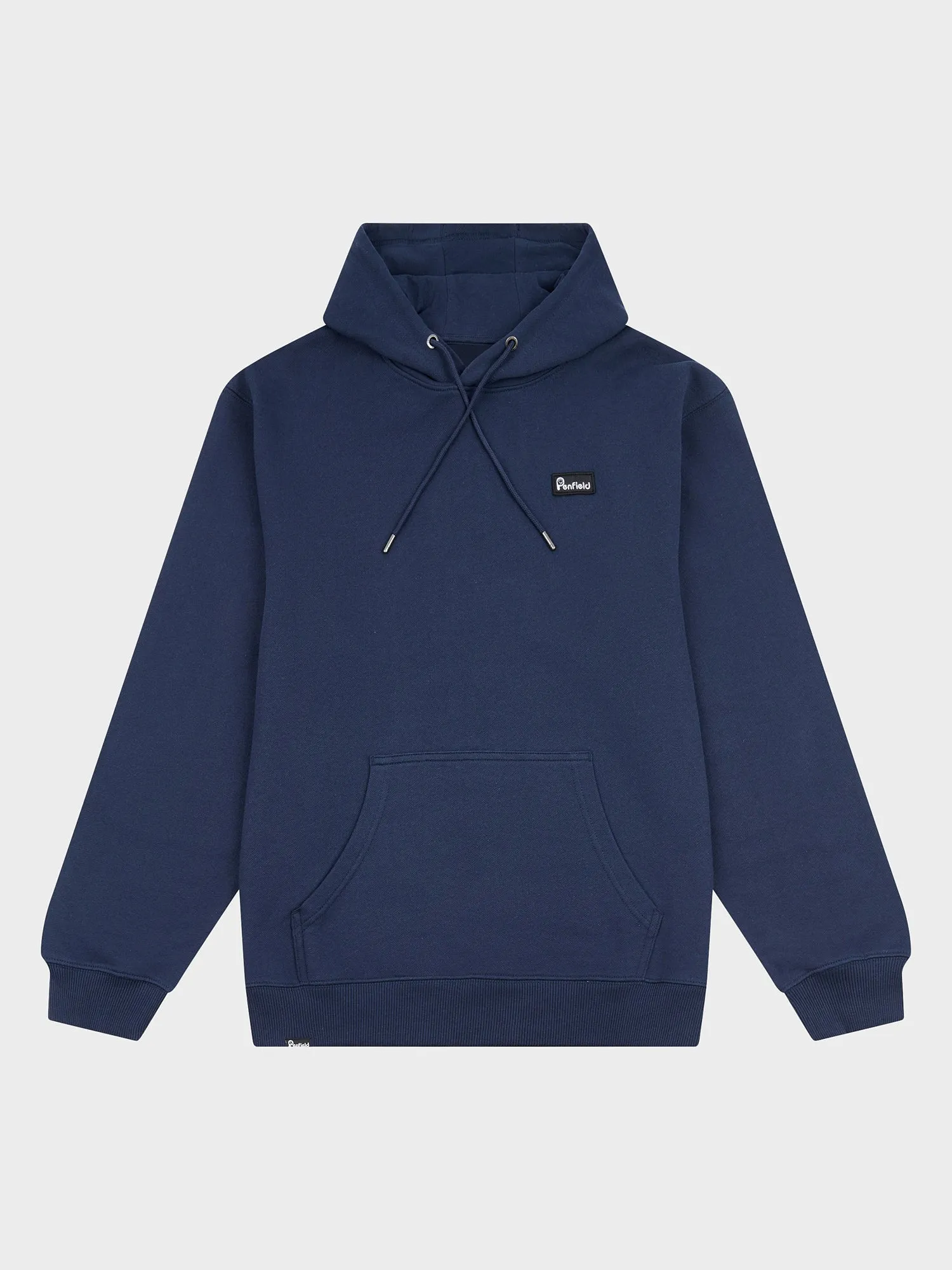 Badge Hoodie in Navy Blue