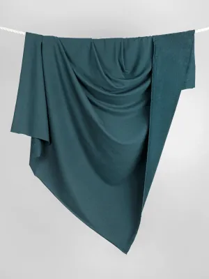 Bamboo Cotton Stretch Fleece - Teal - Swatch