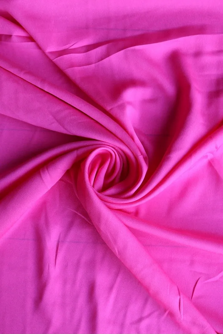 Barbie Pink Crepe De Chine