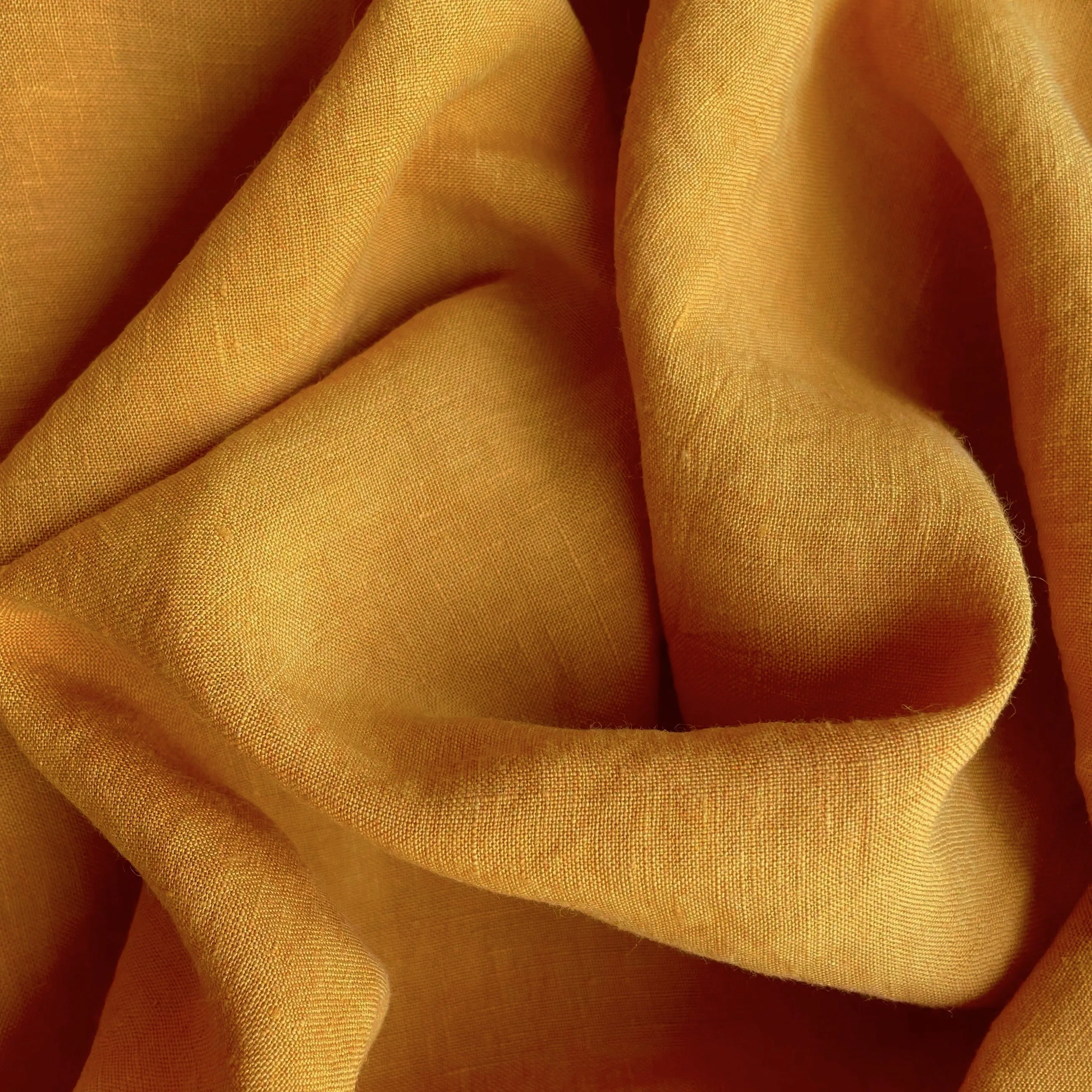 Bedford Turmeric Washed Linen