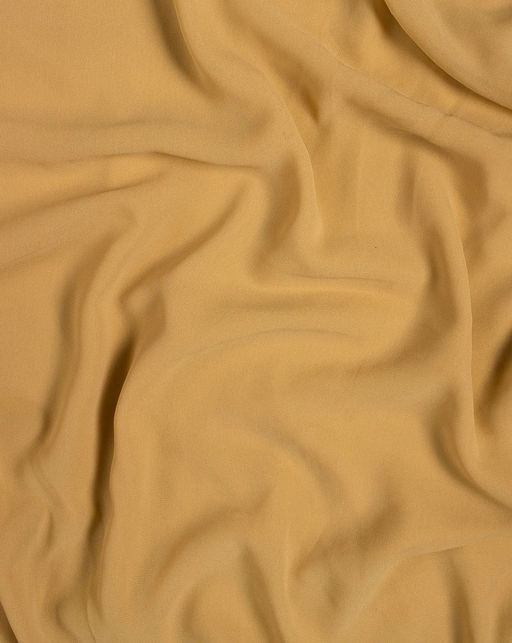 Beige Plain Georgette Fabric