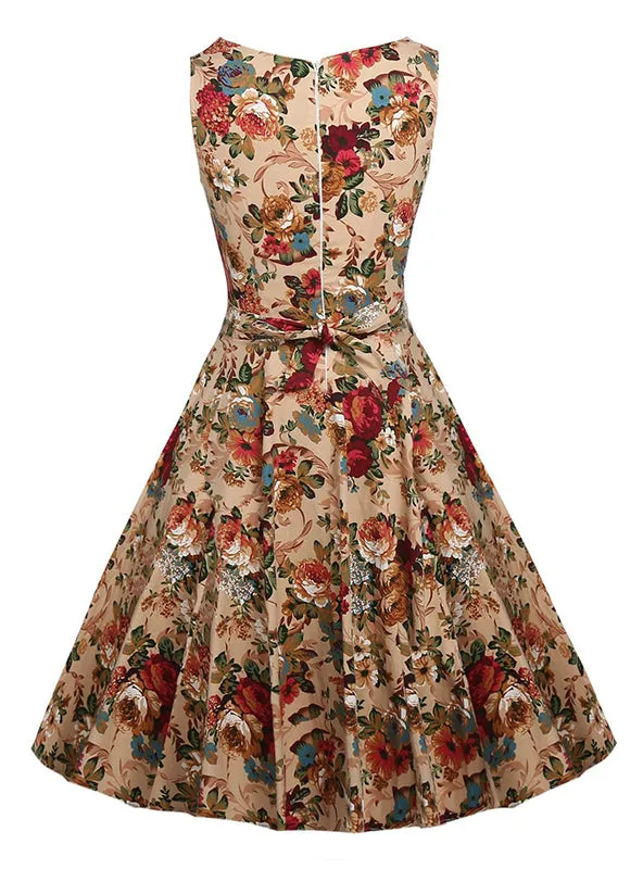 BerryBetty - 50S Vintage Dress Belt Elegant Rockabilly Party Dresses