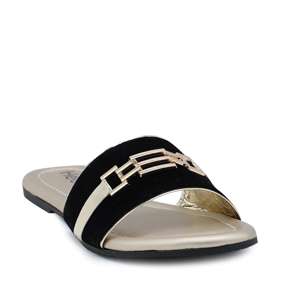 Black Casual Slipper 000327