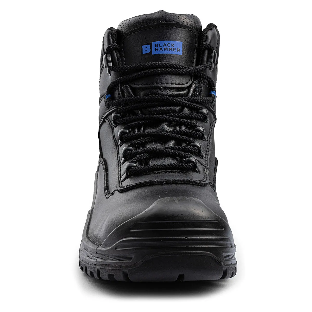 Black Hammer Mens Work Boots Lightweight - Steel Toe Safety Shoes with Non-Slip Outsoles, Comfort for Any Job 6600