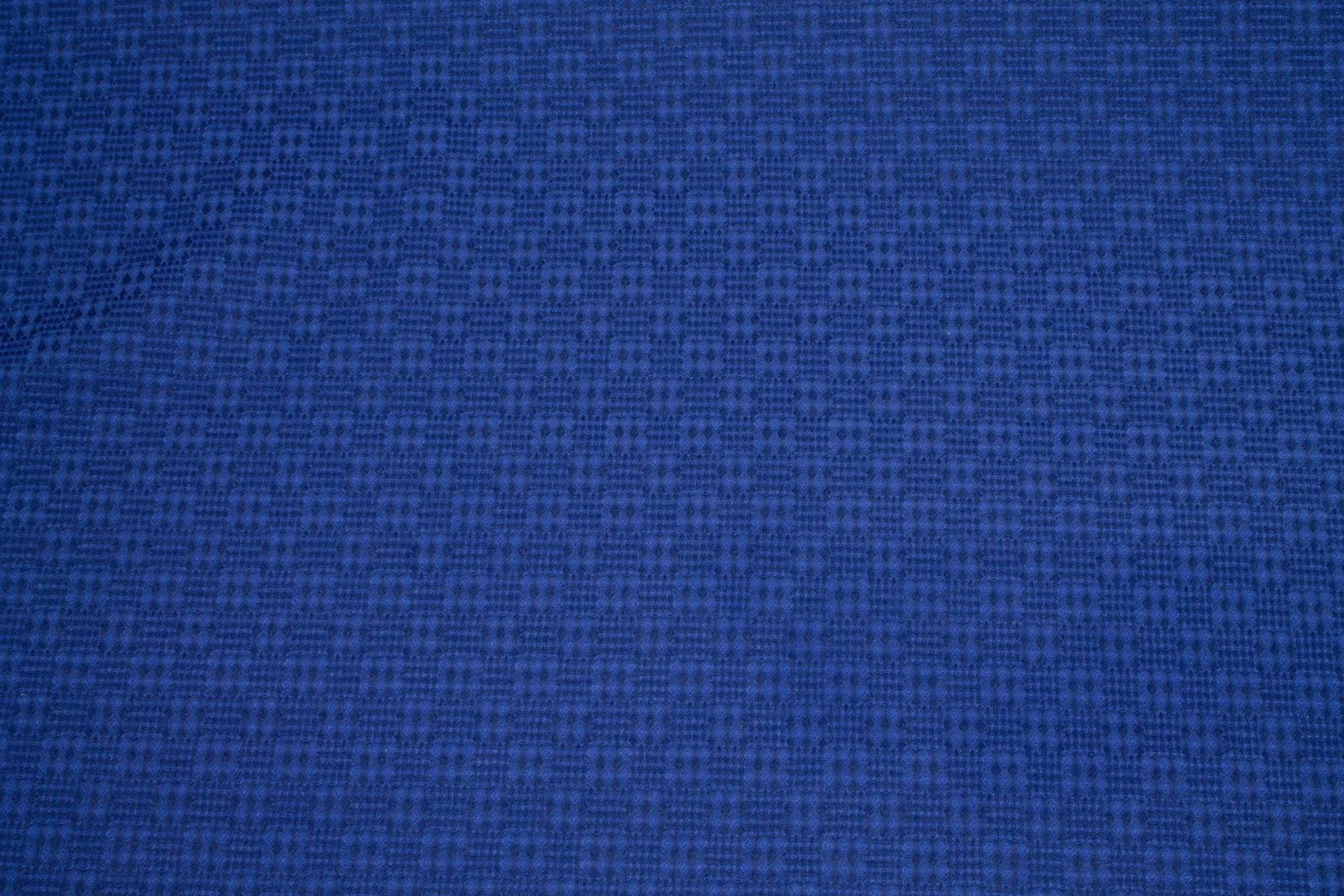 Blue Cotton Acrylic French Brocade