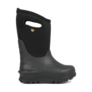 Bogs Neo-Classic Solid Kid's Insulated Rain Boots Black