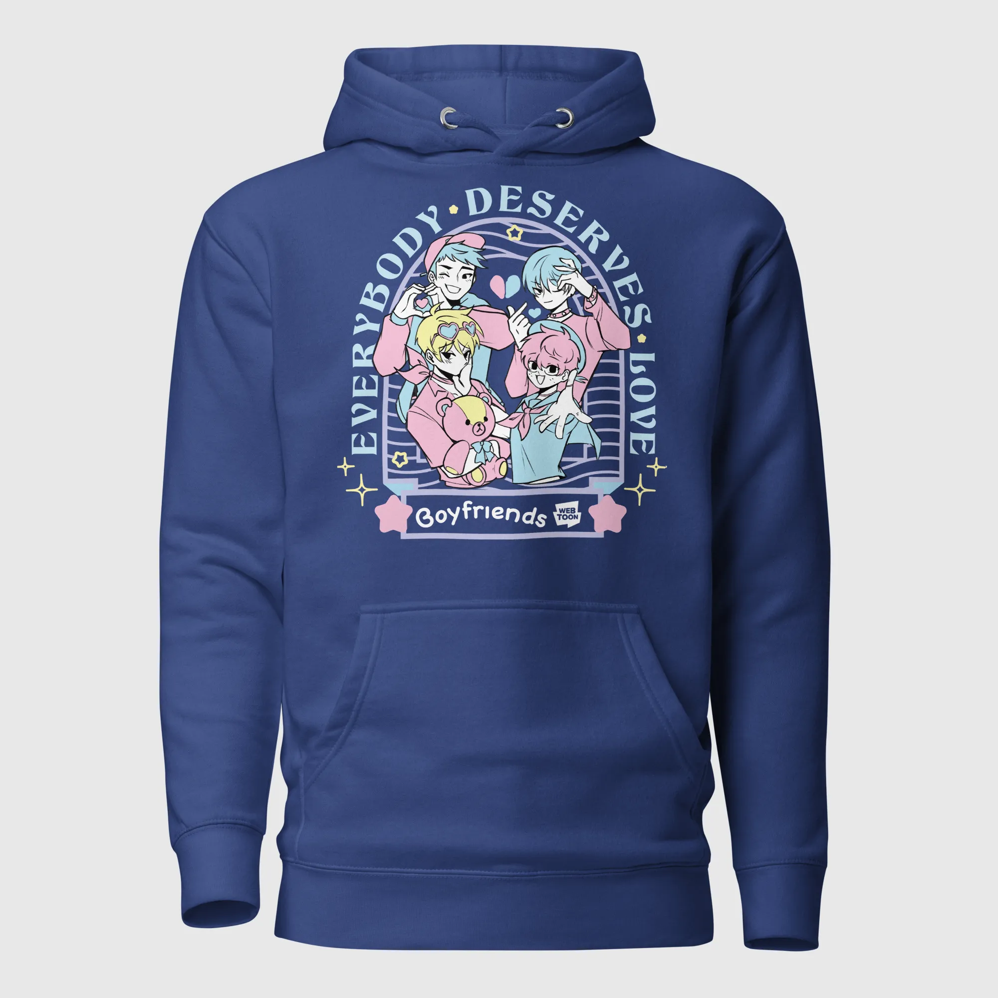 BOYFRIENDS. - EVERYBODY DESERVES LOVE UNISEX HOODIE