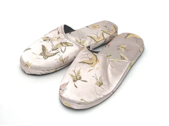 Brocade Comfy Slipper - Butterfly