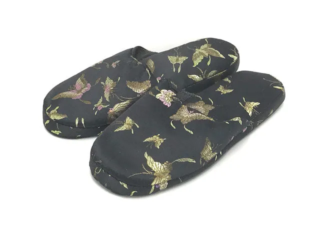 Brocade Comfy Slipper - Butterfly