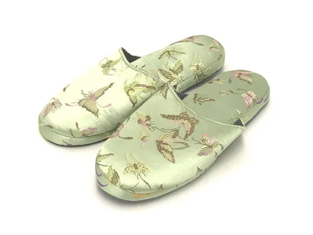 Brocade Comfy Slipper - Butterfly