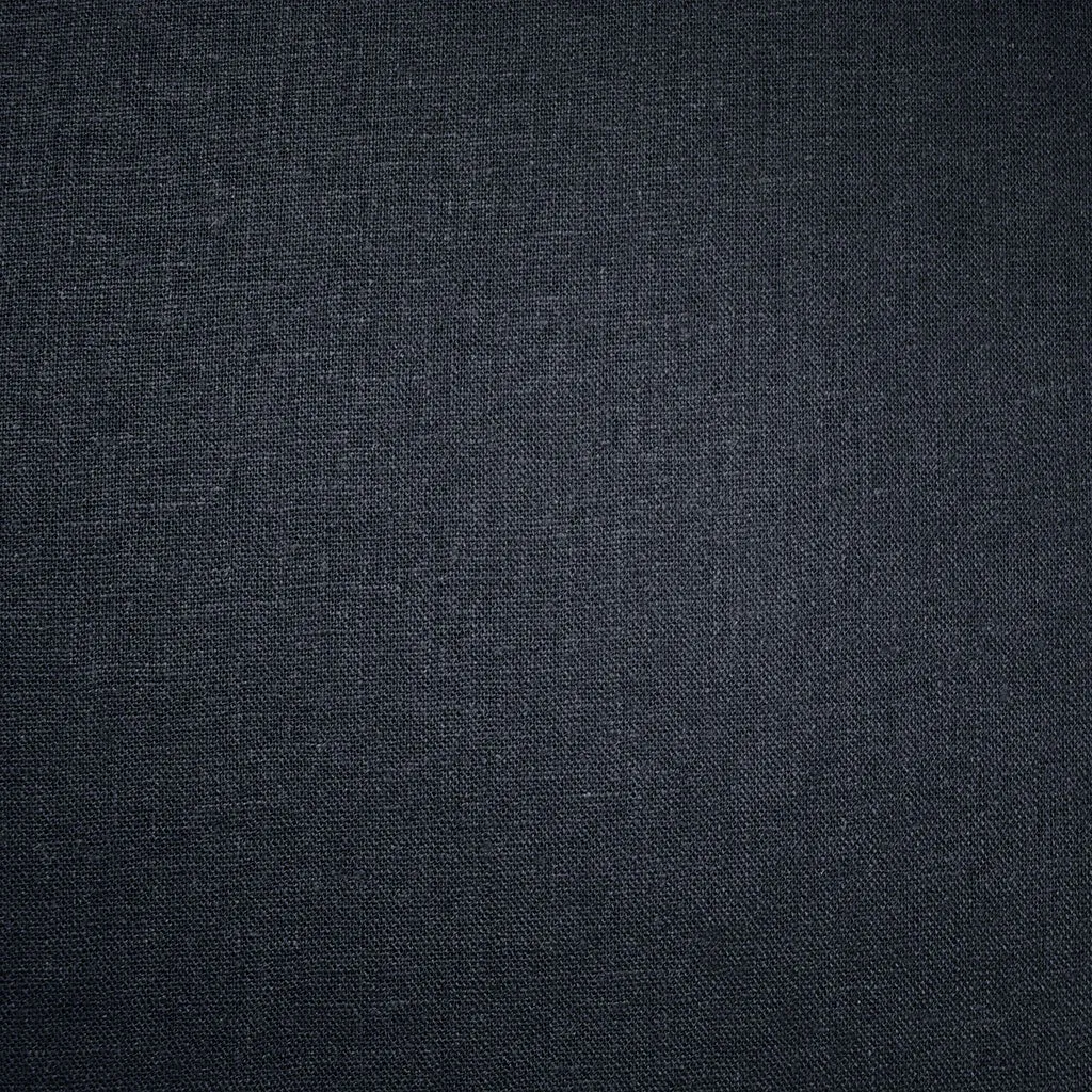 Brussels Washer Linen Blend Solid Deep Blue