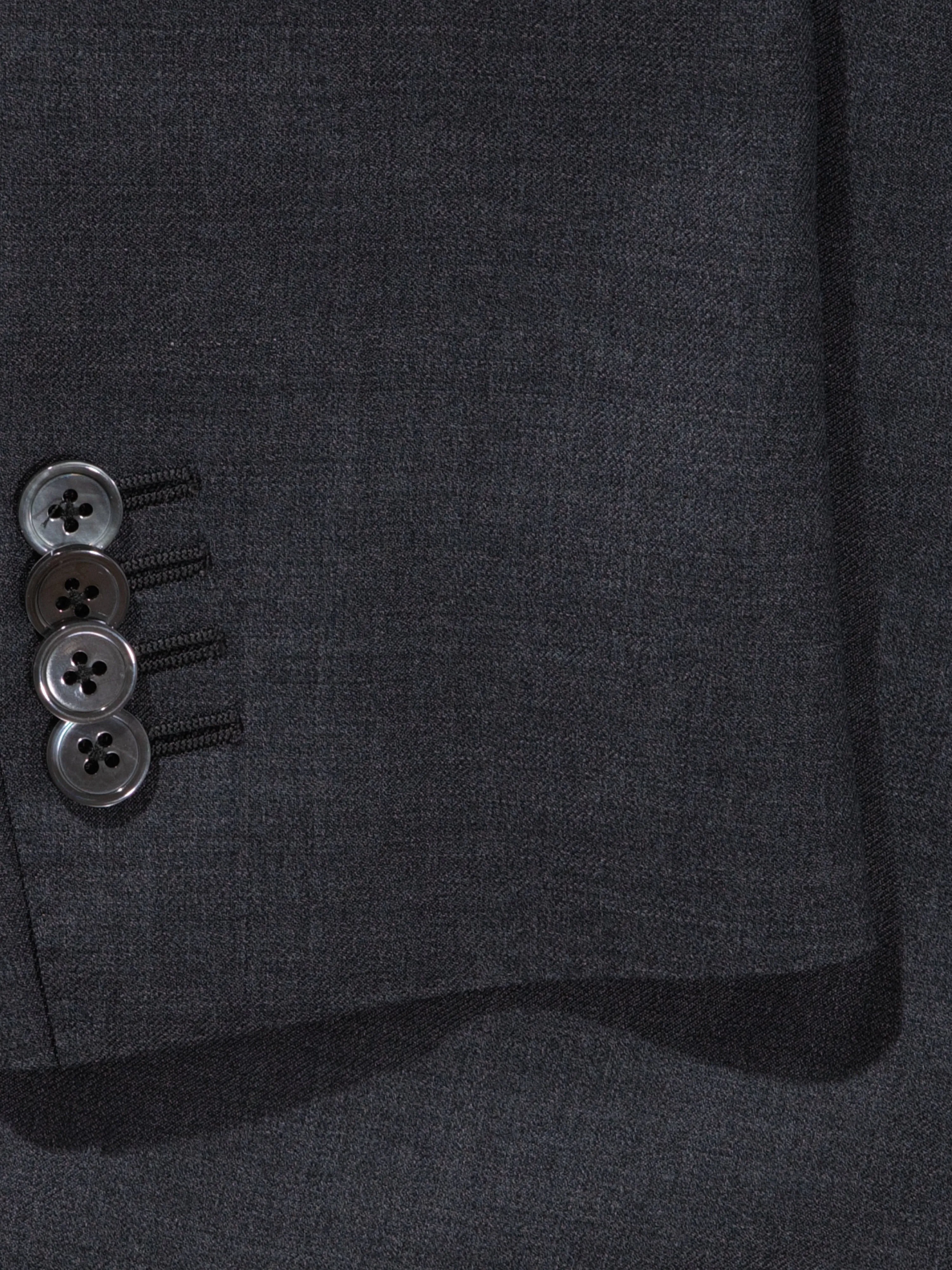 Charcoal Grey S130 Wool Suit (SB)