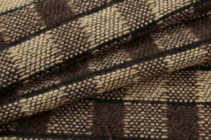 Checks Recycled Wool Jacquard for Coats - 4 colors available