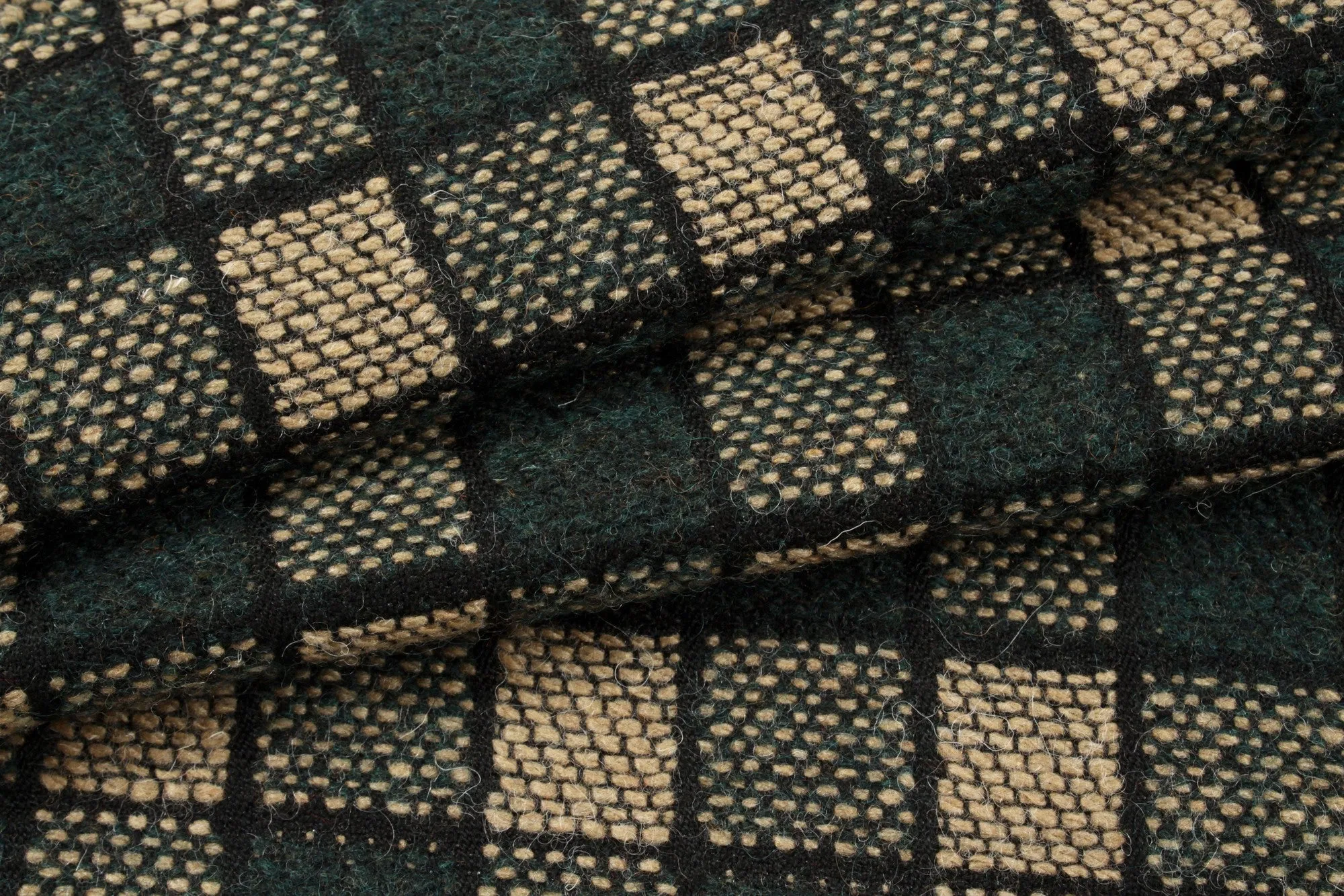 Checks Recycled Wool Jacquard for Coats - 4 colors available