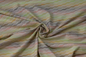 Chevron Cotton Brocade - Multicolor