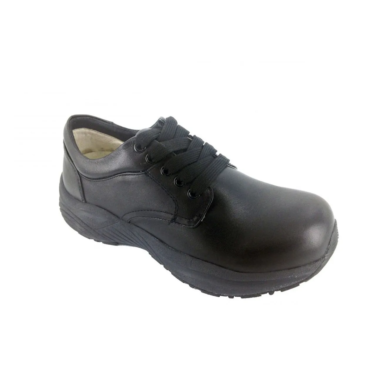 Comfort Black Lace-Up GCL10W Women Orthopedic Shoes