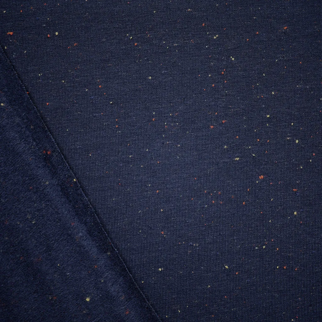 Confetti Speckled Sweatshirt Fleece Navy