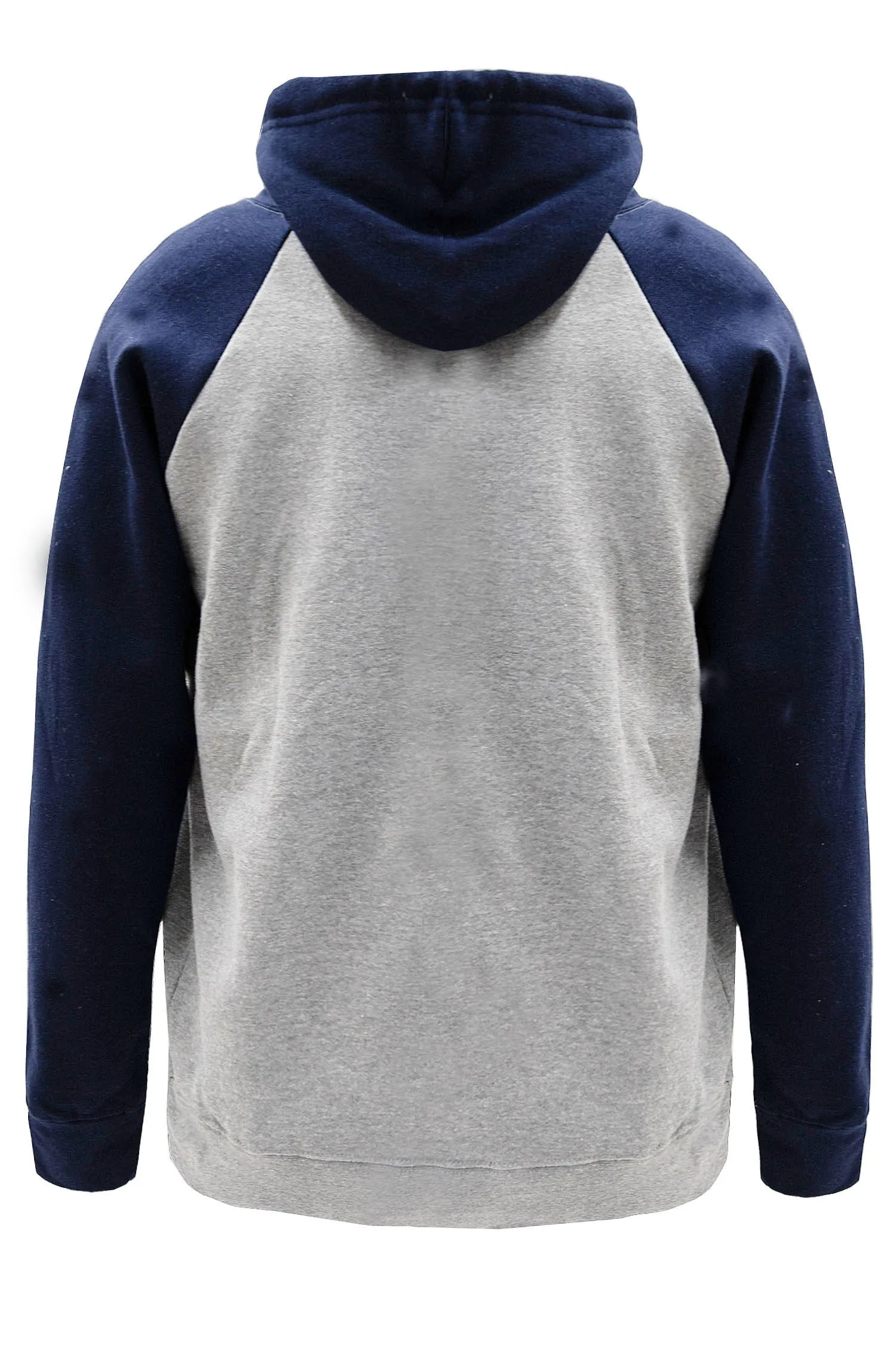 Contrast Raglan Sleeve Pullover Hoodie (New Colorways)