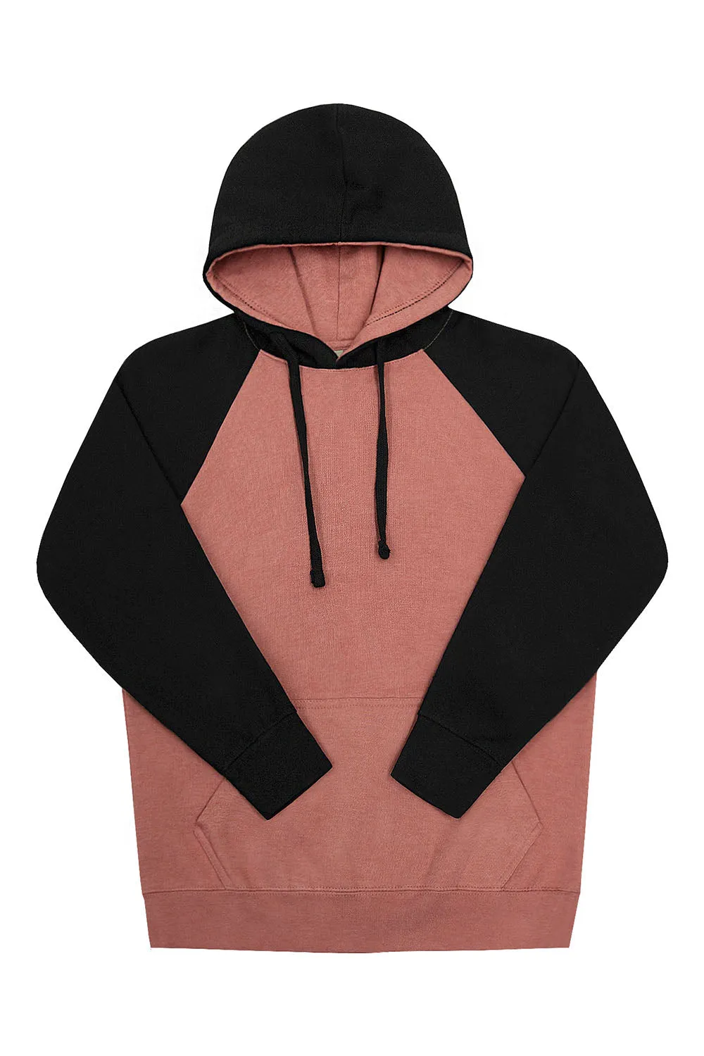 Contrast Raglan Sleeve Pullover Hoodie (New Colorways)