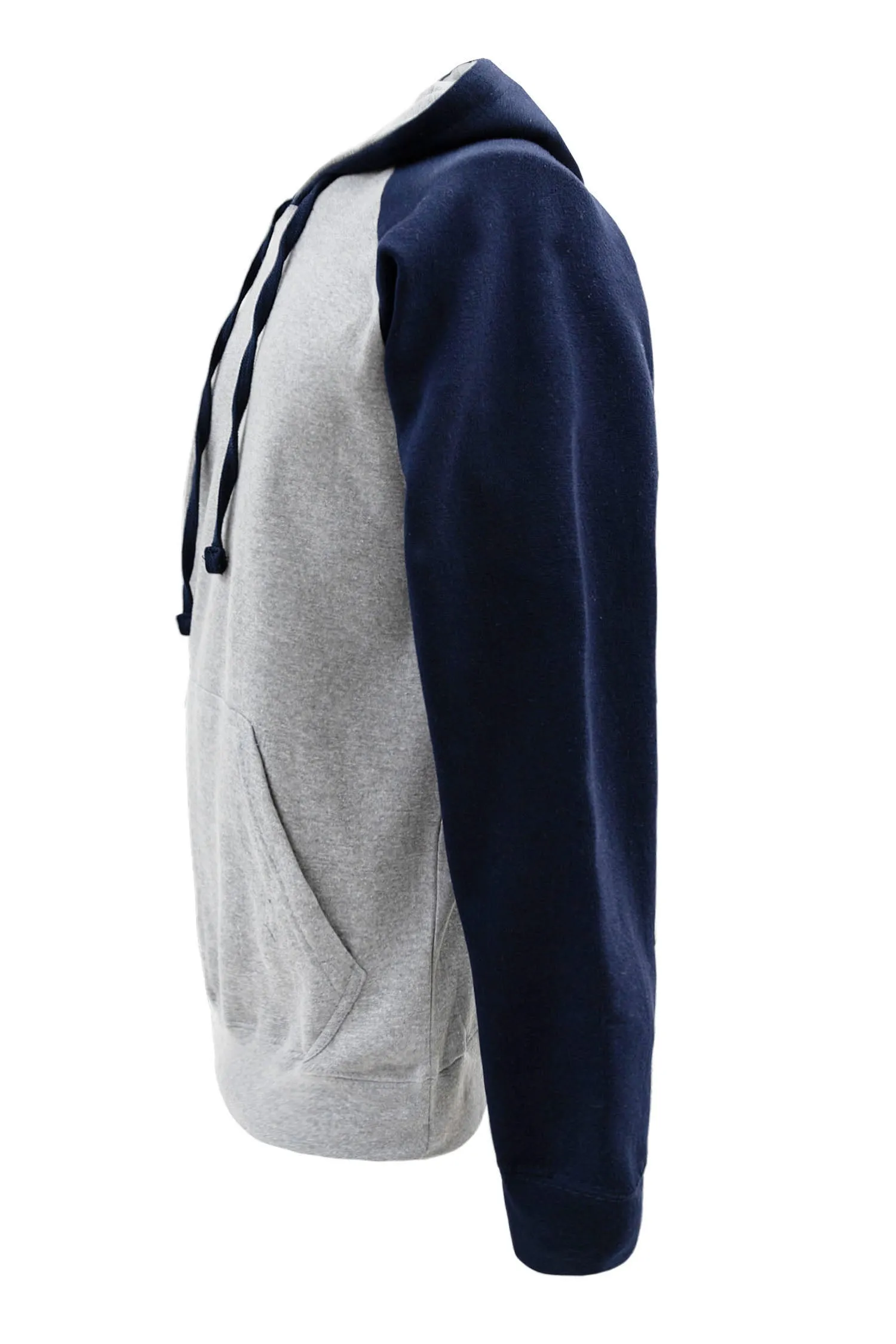 Contrast Raglan Sleeve Pullover Hoodie (New Colorways)