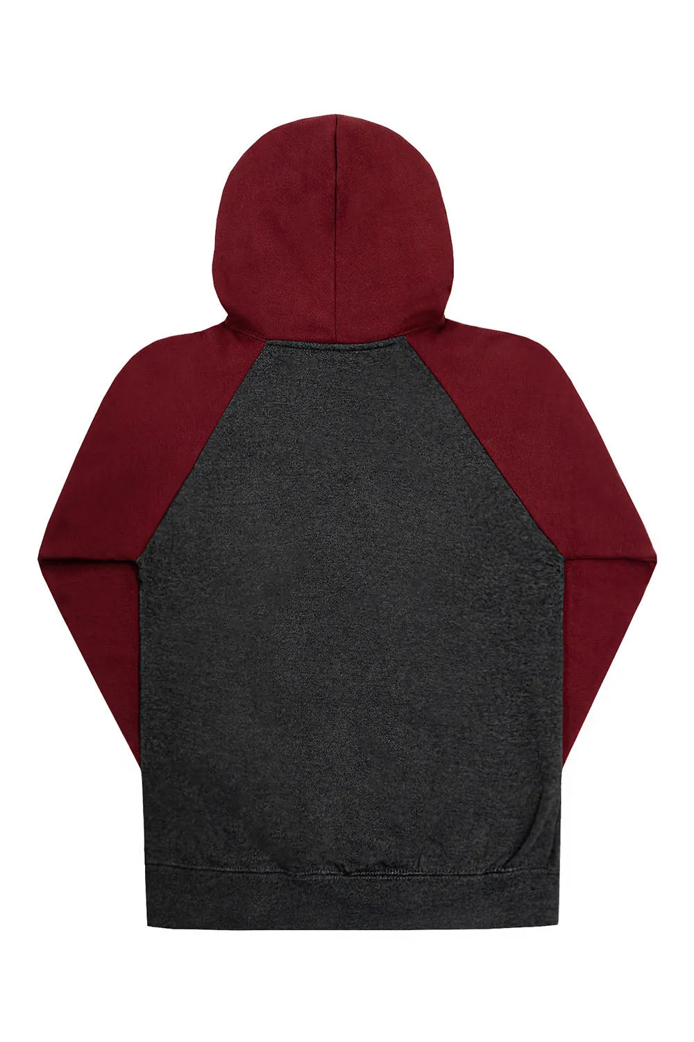 Contrast Raglan Sleeve Pullover Hoodie (New Colorways)