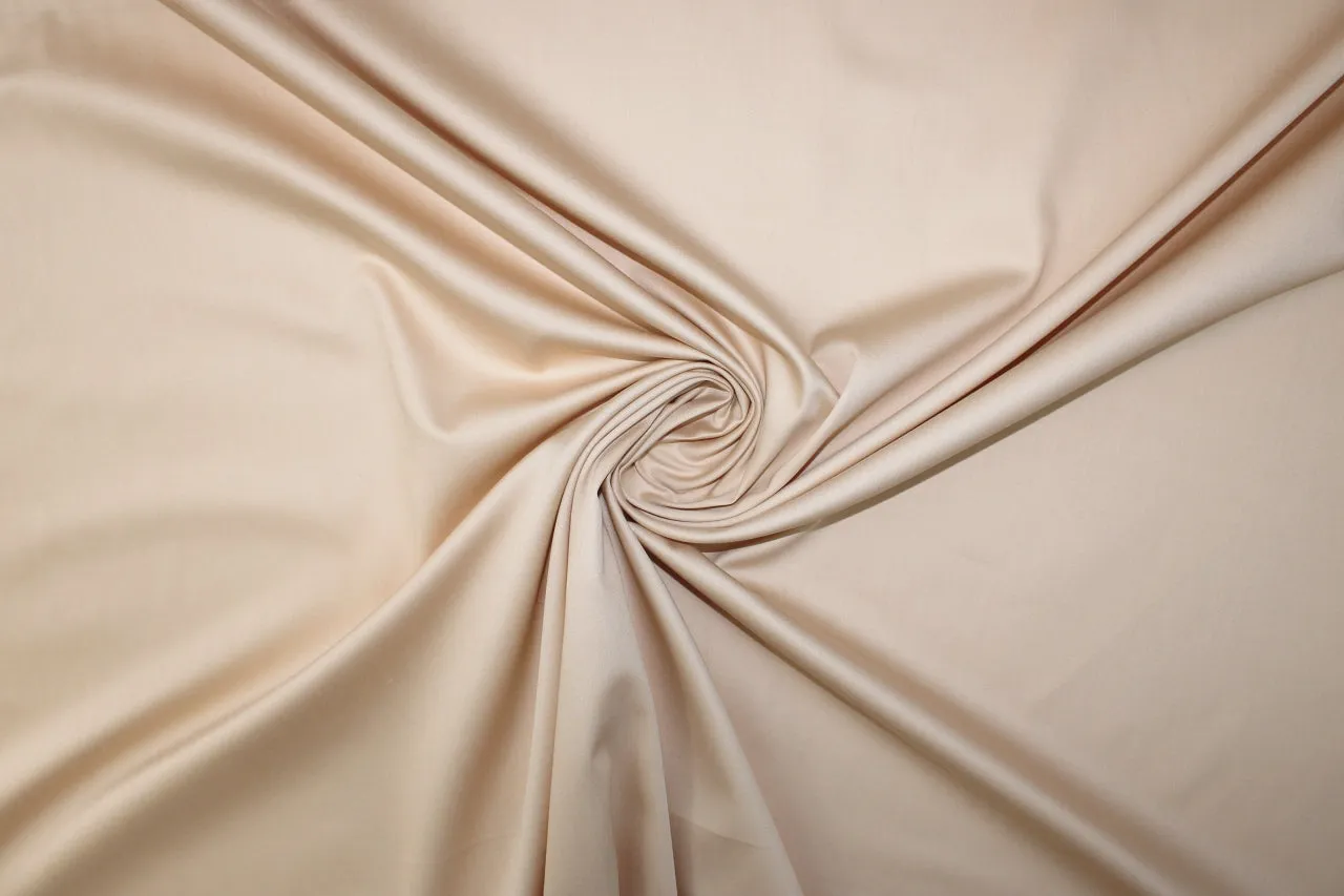 Cotton Sateen - Peach Whip