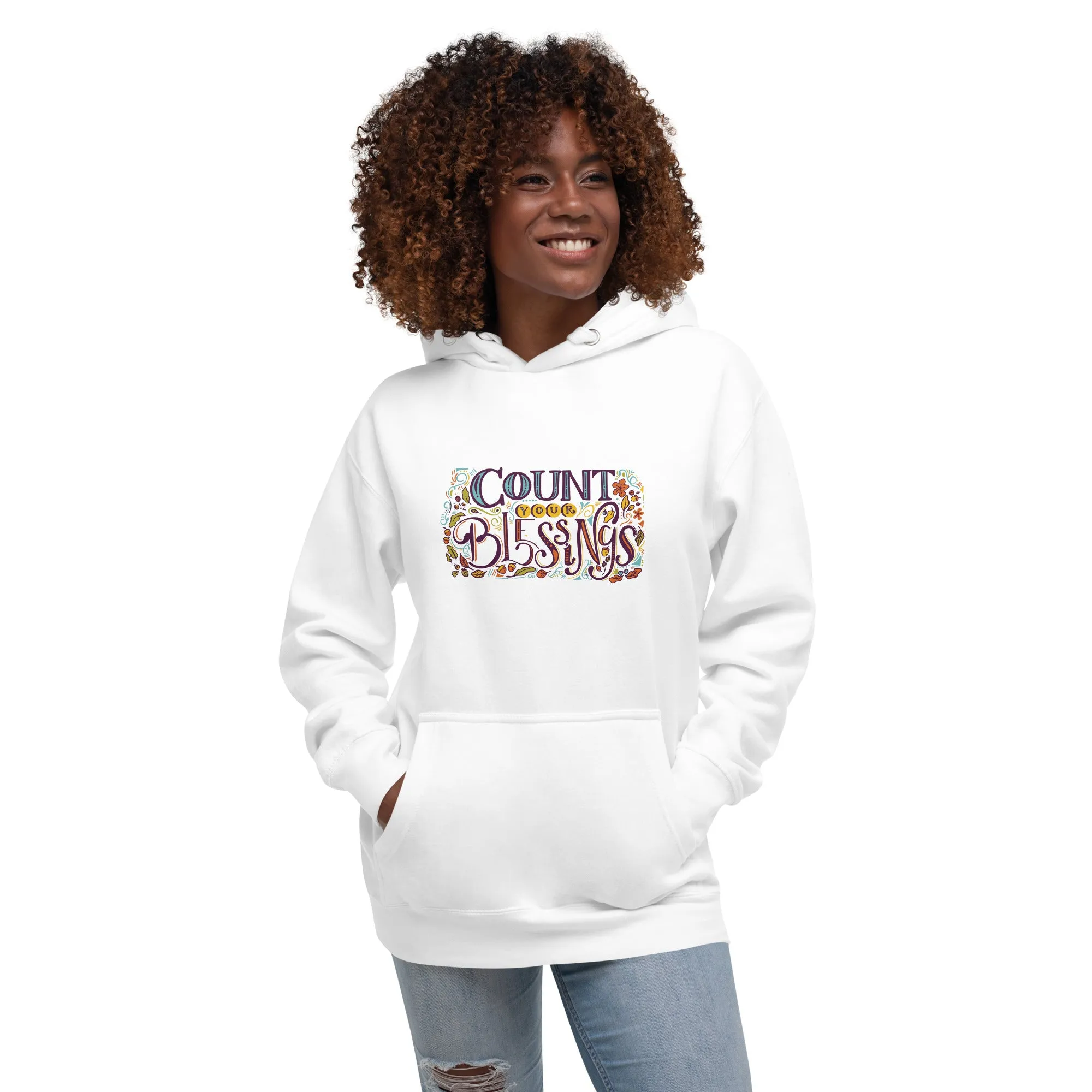 Count Your Blessings Christian Hoodie