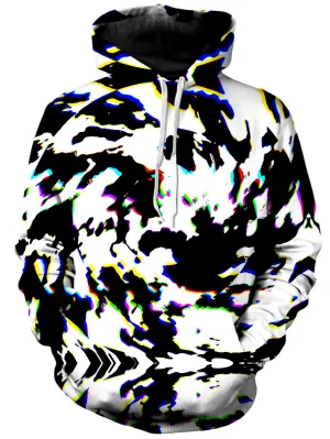 Cow Hide Print Rave Drip Unisex Hoodie