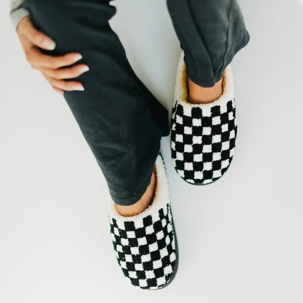 Cure x Beyond Type 1 Checkered Slippers